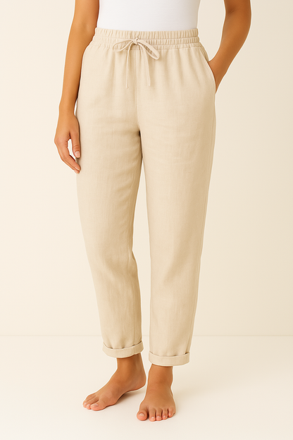 Lavisa - Women's High Rise Straight Leg Tailored Dress Trousers