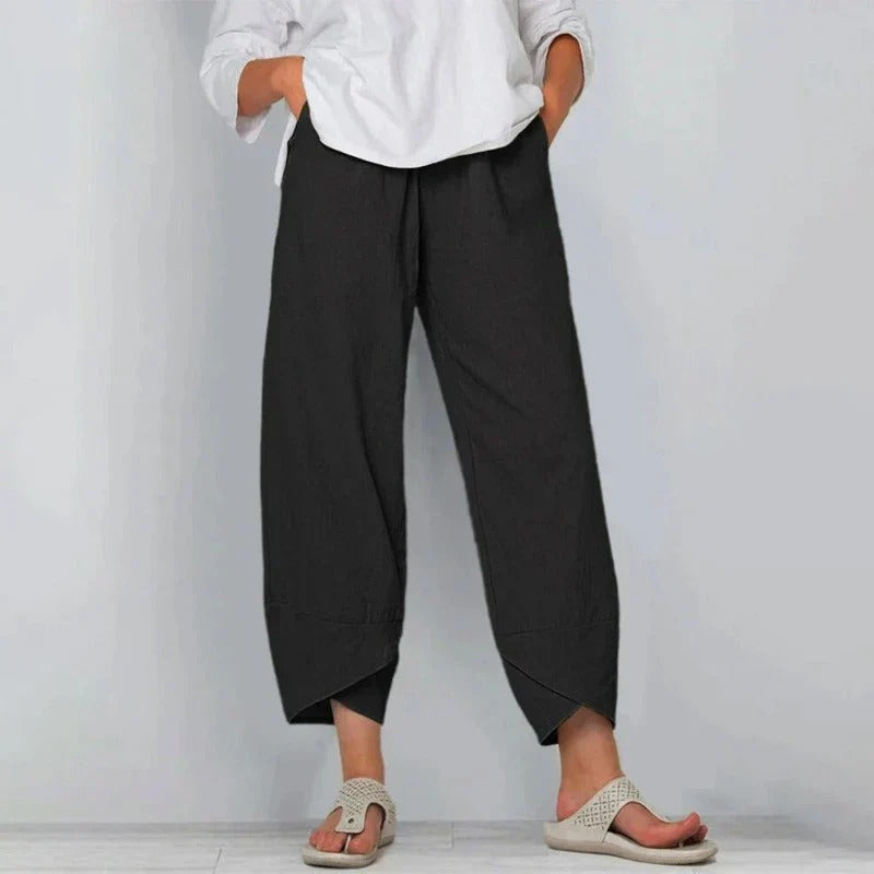 Lavisa - Elastic Waist Harem Pants