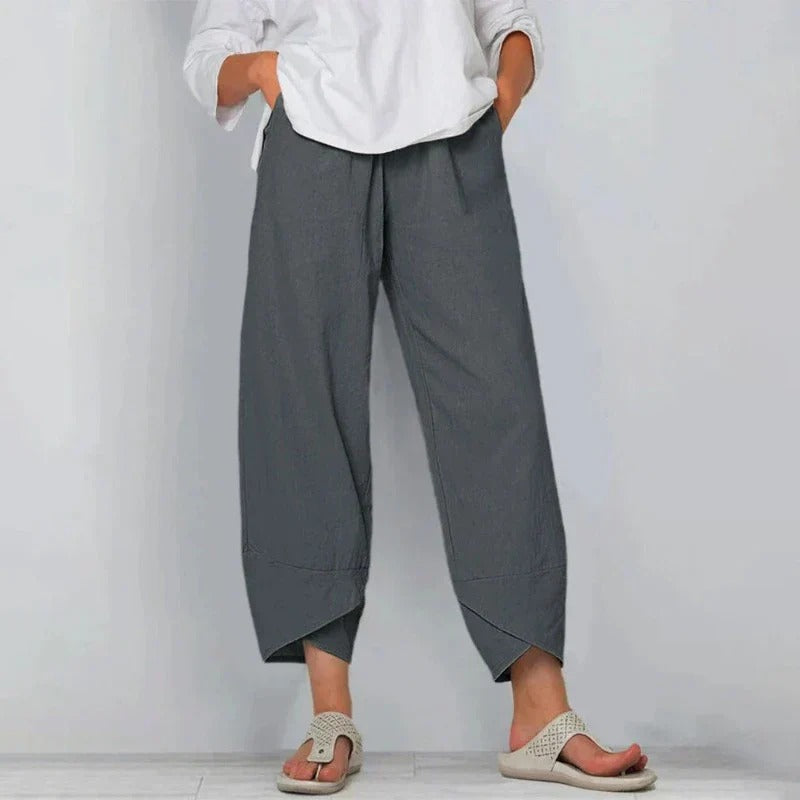 Lavisa - Elastic Waist Harem Pants