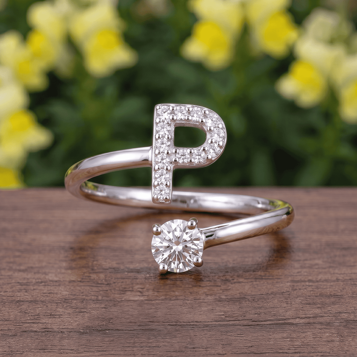 Lavisa - Adjustable Initial Ring