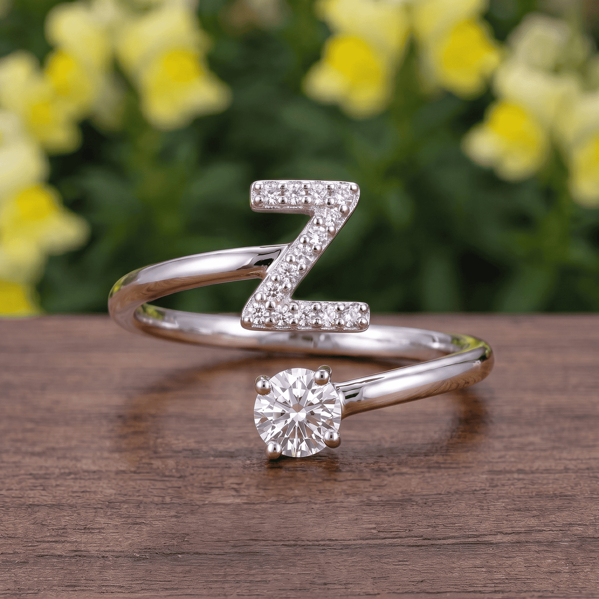 Lavisa - Adjustable Initial Ring