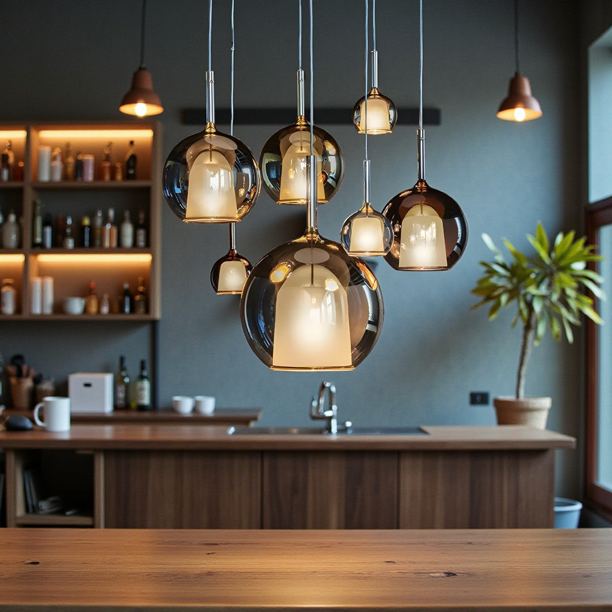 Lavisa - Modern Globe Cluster Pendant Light