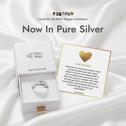 Lavisa - Just Breathe Ring Pure Silver