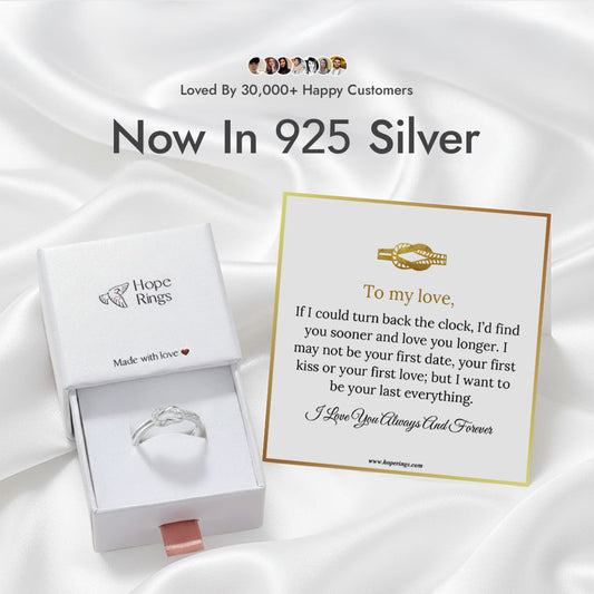 Lavisa - Love Knot Eternal Bond Silver Ring
