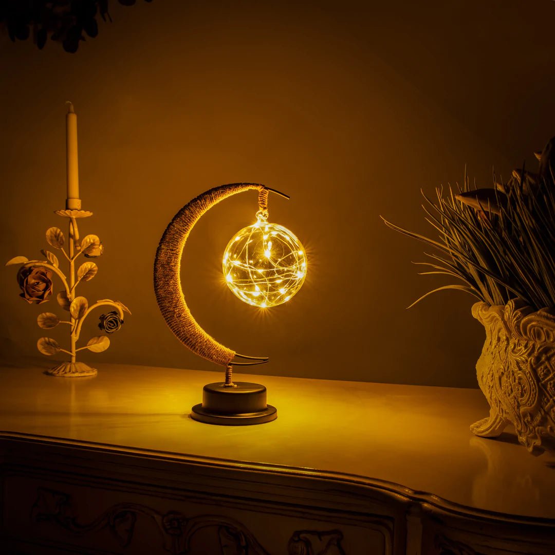 Lavisa 3D Printed Lunar Moon Lamp with Soft Ambient Glow