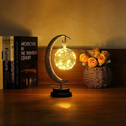 Lavisa 3D Printed Lunar Moon Lamp with Soft Ambient Glow (View 7)
