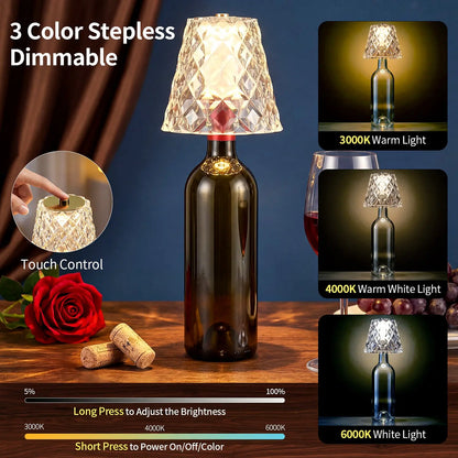 Lavisa - Wireless Bottle Accent Touch Lamp