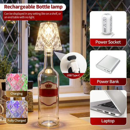 Lavisa - Wireless Bottle Accent Touch Lamp