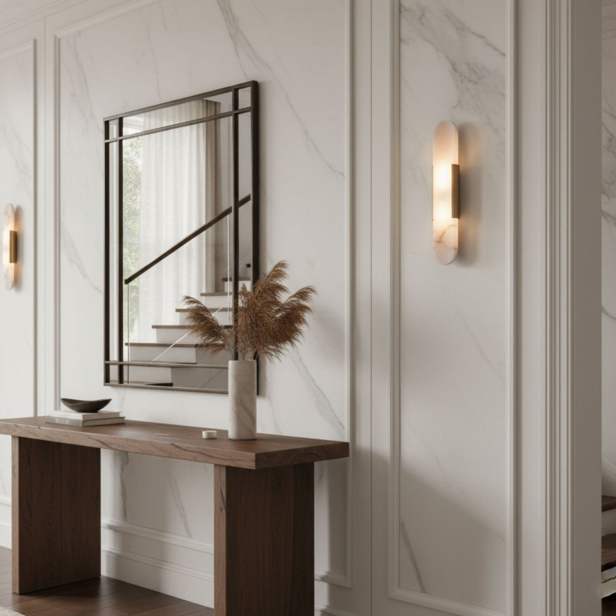 Lavisa - Modern Elongated LED Wall Light - Linear Wall Fixture