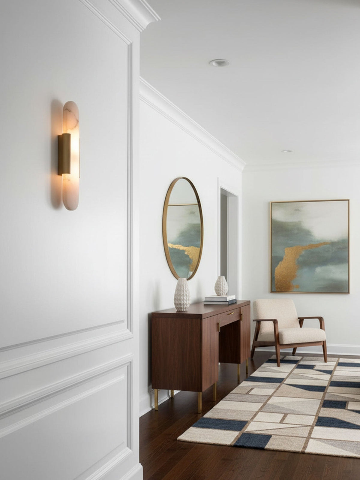 Lavisa - Modern Elongated LED Wall Light - Linear Wall Fixture