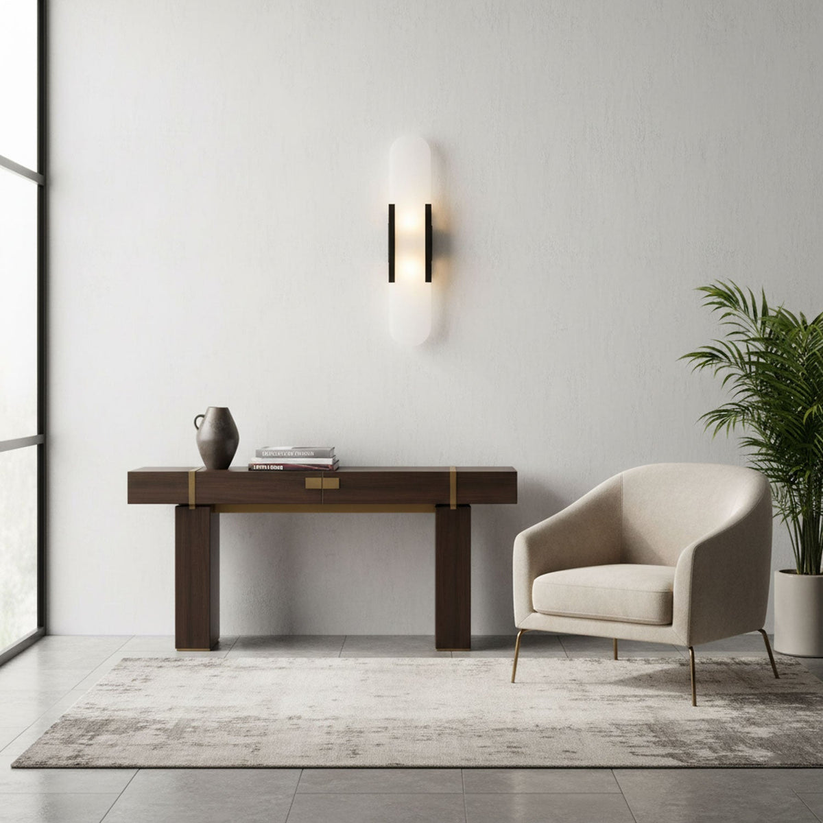 Lavisa - Modern Elongated LED Wall Light - Linear Wall Fixture