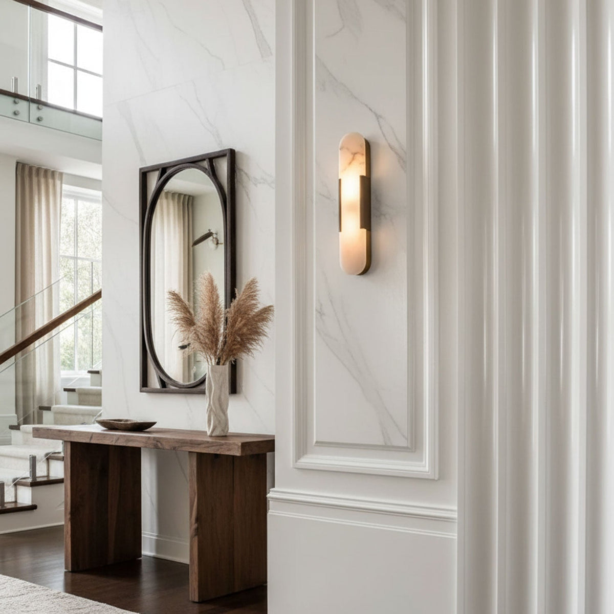 Lavisa - Modern Elongated LED Wall Light - Linear Wall Fixture