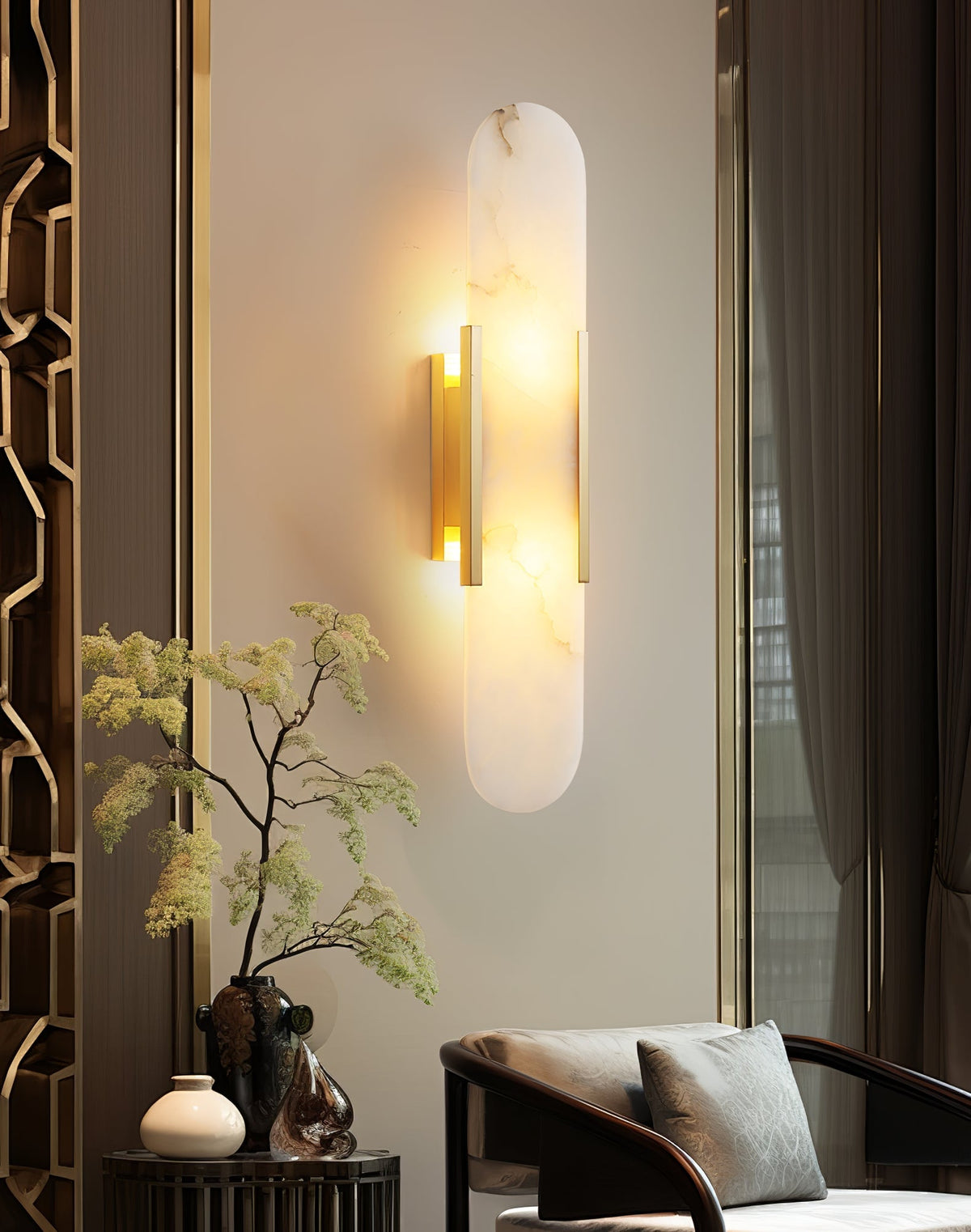 Lavisa - Modern Elongated LED Wall Light - Linear Wall Fixture
