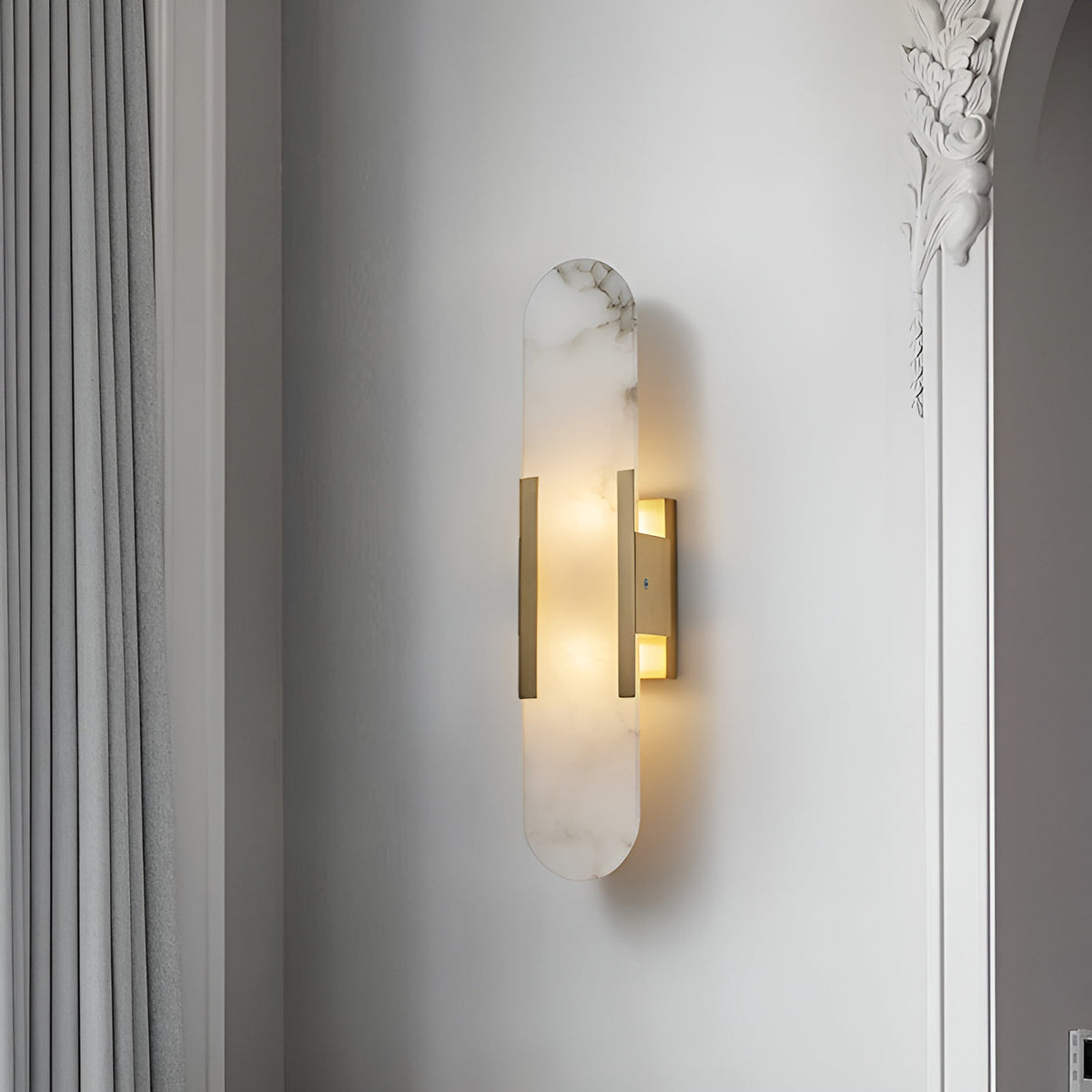 Lavisa - Modern Elongated LED Wall Light - Linear Wall Fixture