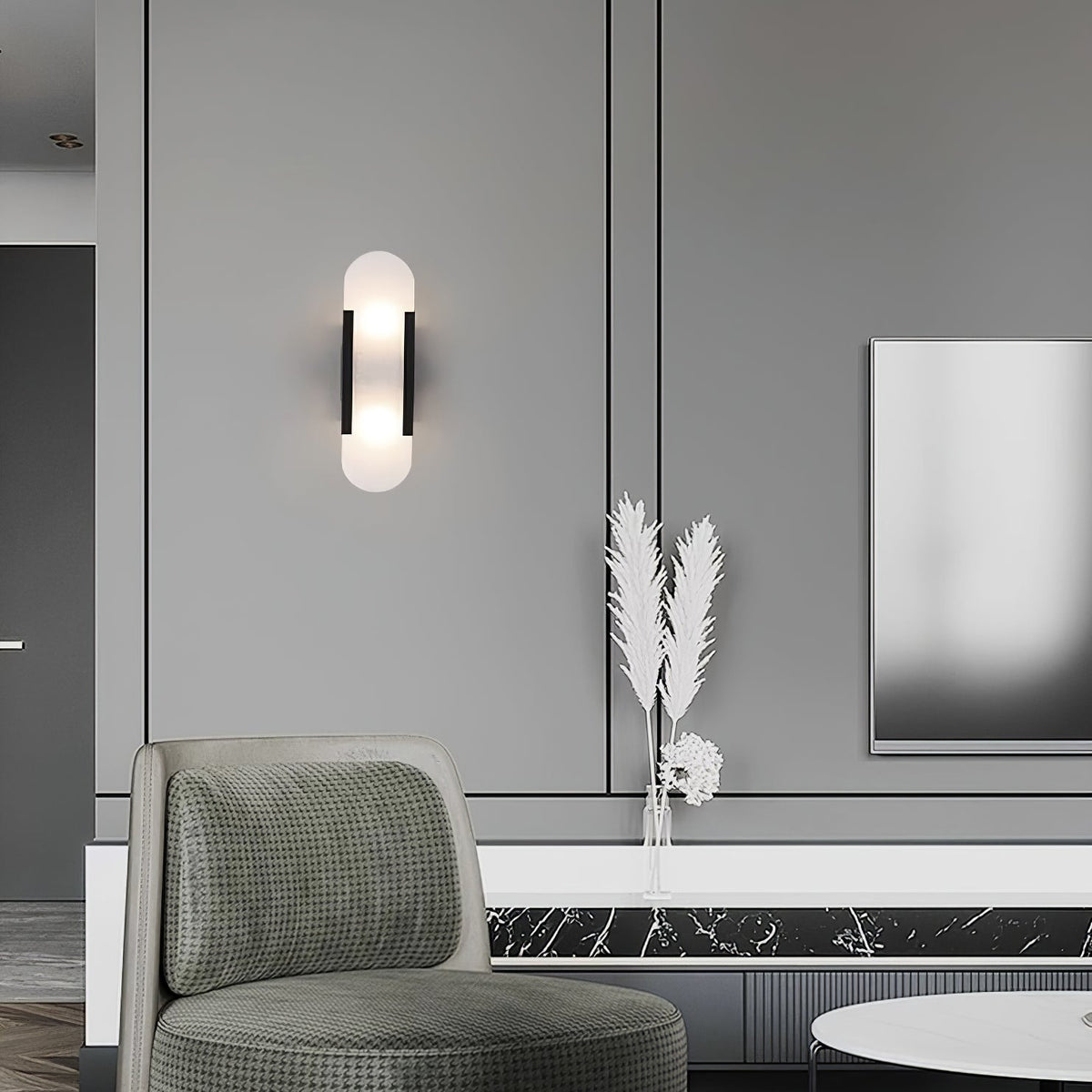 Lavisa - Modern Elongated LED Wall Light - Linear Wall Fixture