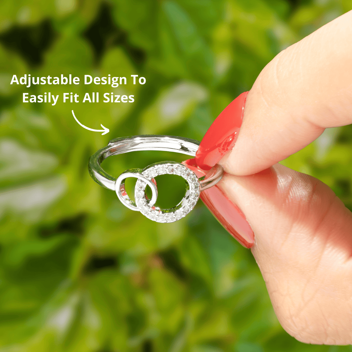 Lavisa - Forever Linked Ring for Mom and Daughter