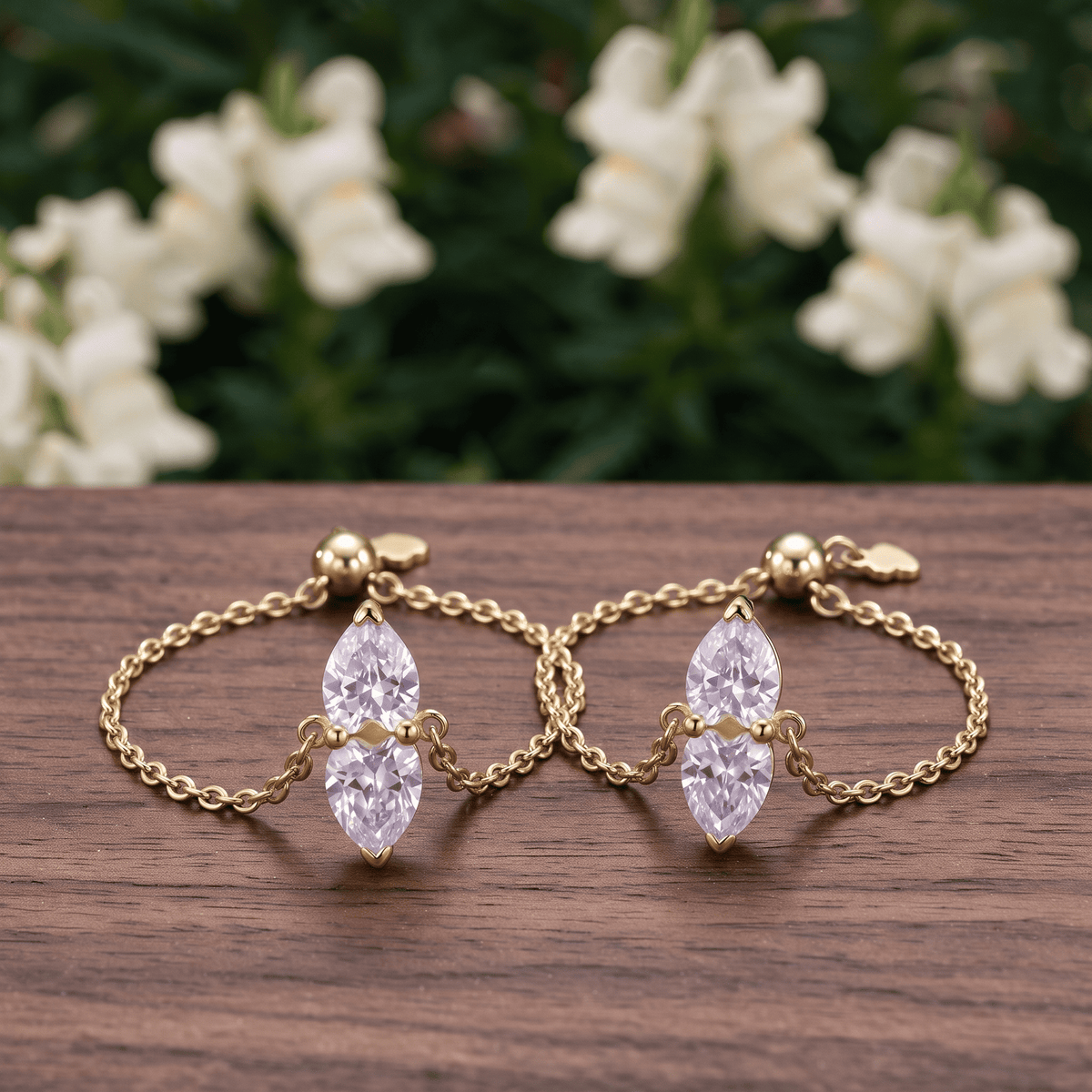 Lavisa - Mom And Daughter Matching Heart Ring