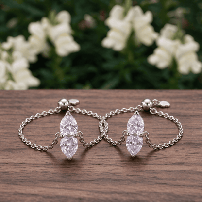 Lavisa - Mom And Daughter Matching Heart Ring