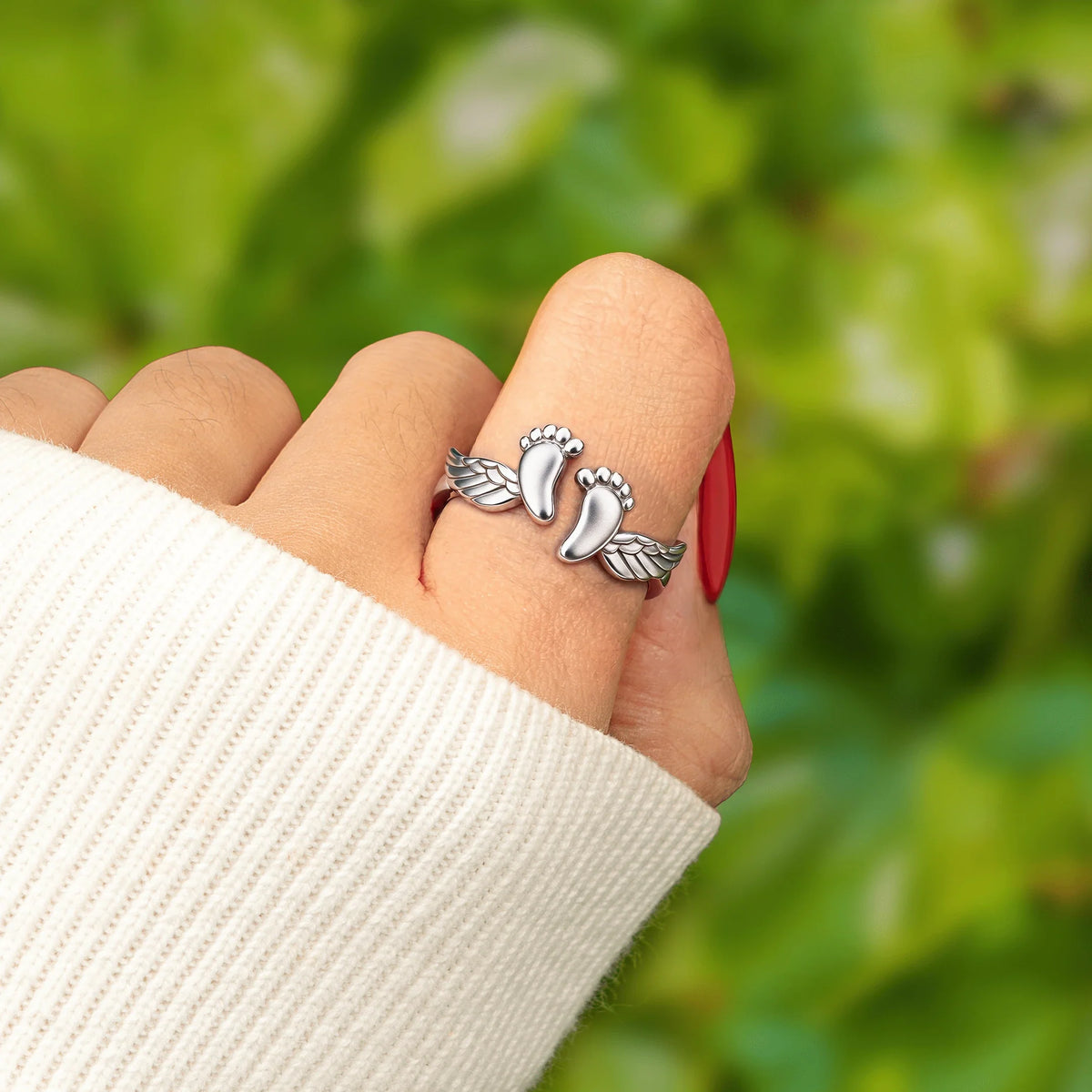 Lavisa - Mommy Of An Angel Adjustable Ring