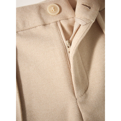 Lavisa - Tapered Woolen High-Waist Trousers