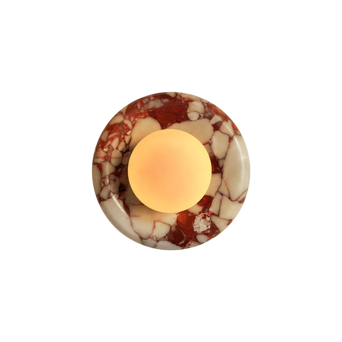 Lavisa - Modern Disc Globe Wall Light - Minimalist LED Fixture