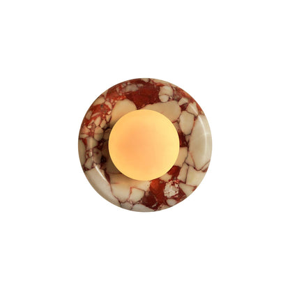 Lavisa - Modern Disc Globe Wall Light - Minimalist LED Fixture