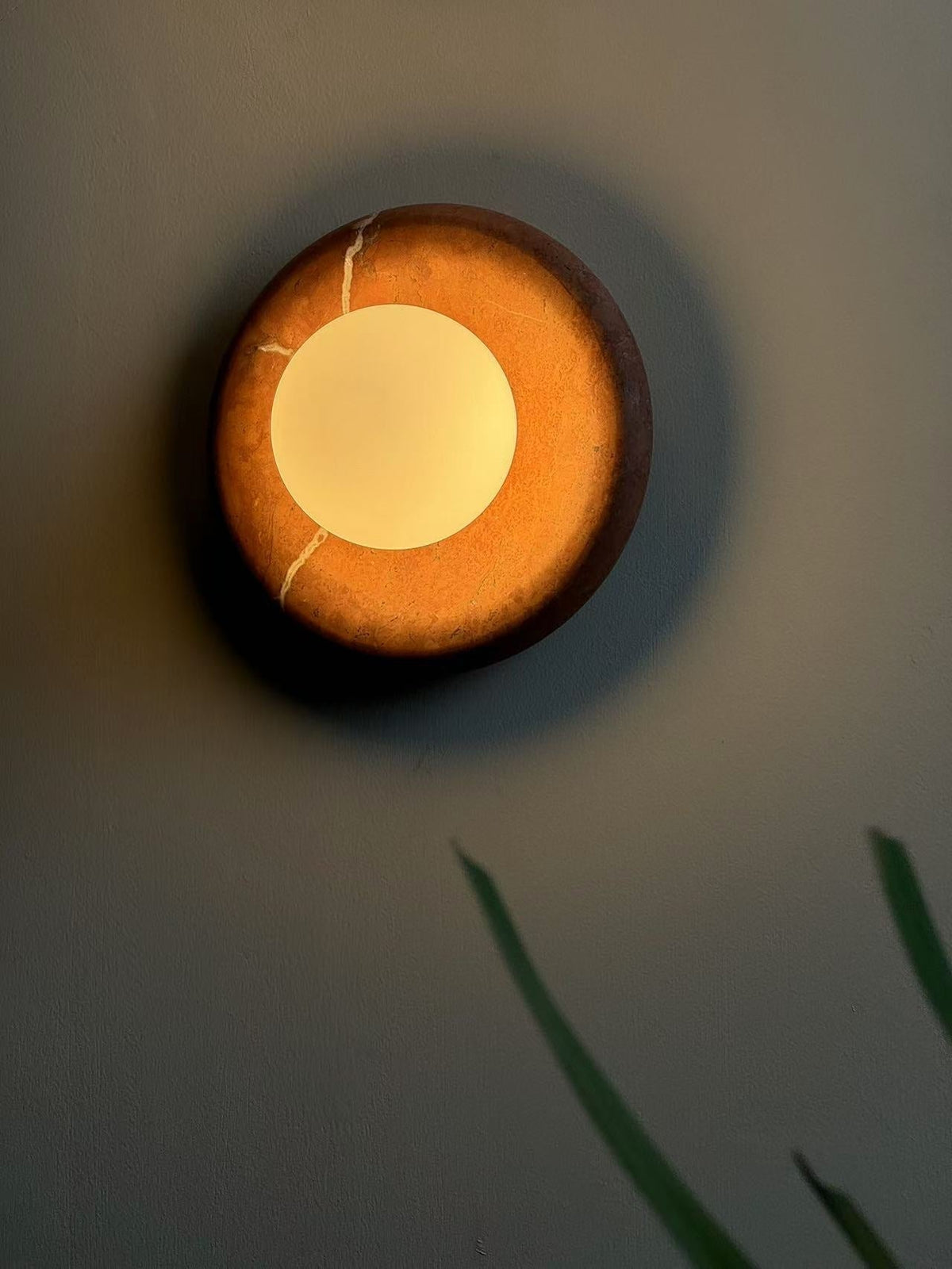 Lavisa - Modern Disc Globe Wall Light - Minimalist LED Fixture