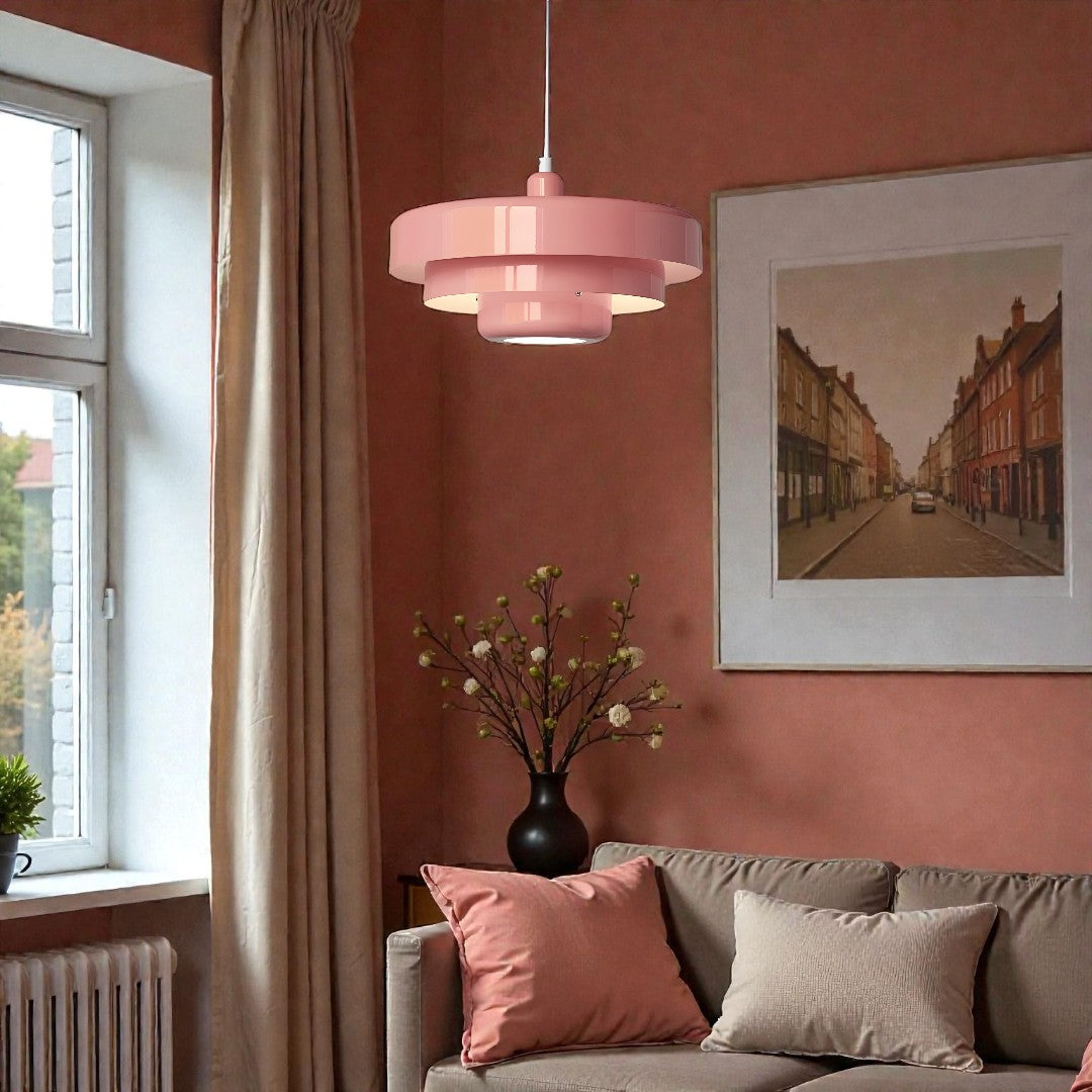 Lavisa - Retro Tiered Saucer Pendant Light