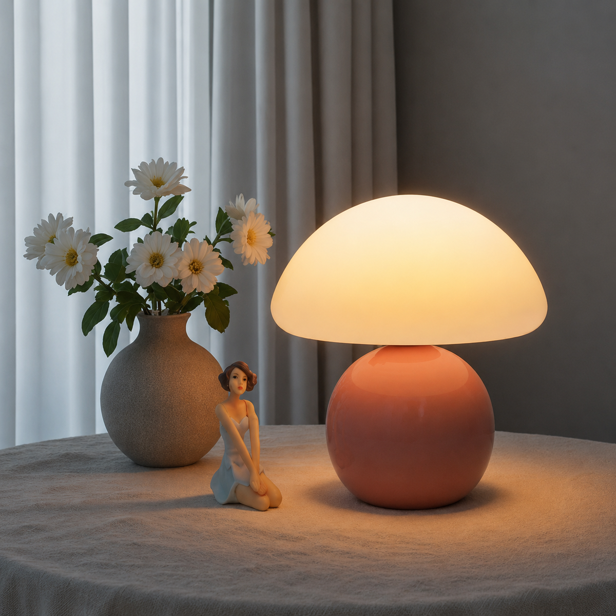 Lavisa - Pillar Dome Bedside Lamp