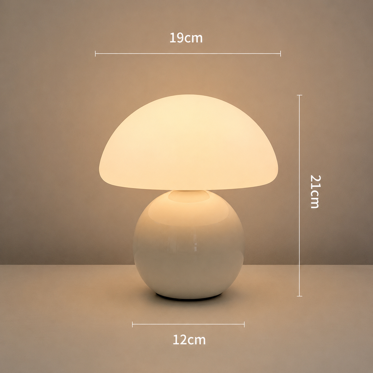 Lavisa - Pillar Dome Bedside Lamp