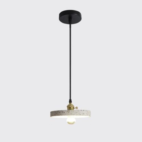 Lavisa Postmodern Terrazzo Pendant Light hanging over a modern dining table (View 11)