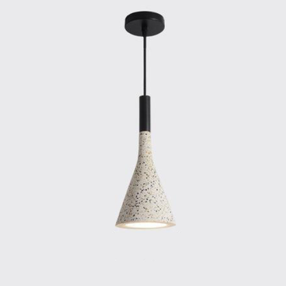 Lavisa Postmodern Terrazzo Pendant Light hanging over a modern dining table (View 13)