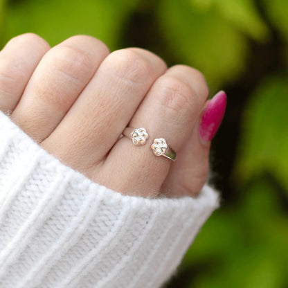 Lavisa - Adjustable Paw Hug Ring Memorial Pet Jewelry