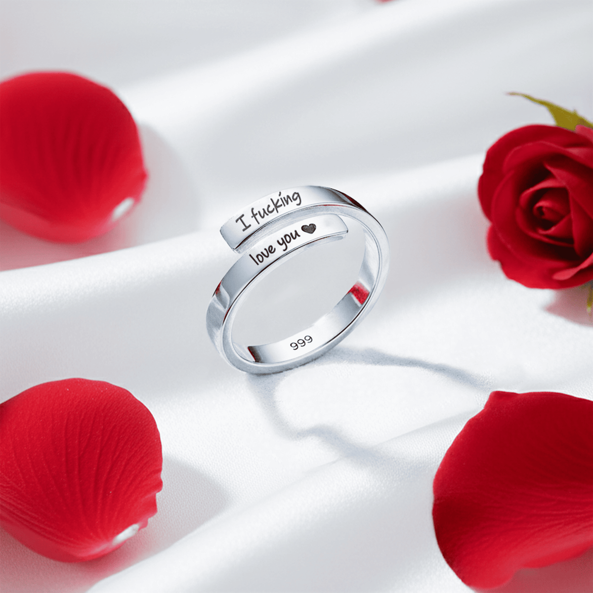 Lavisa - Expressive Statement Pure Silver Ring