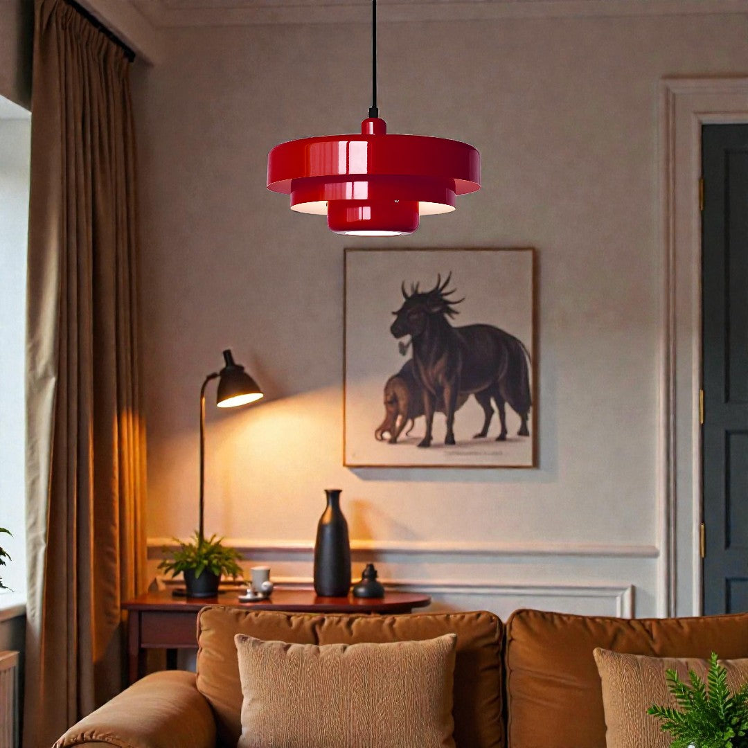 Lavisa - Retro Tiered Saucer Pendant Light