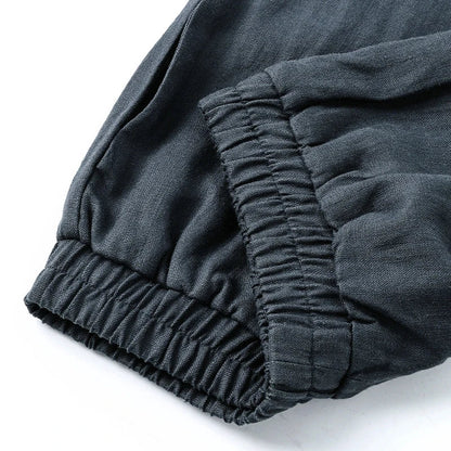 Lavisa - Cropped Wide Leg Linen Pants