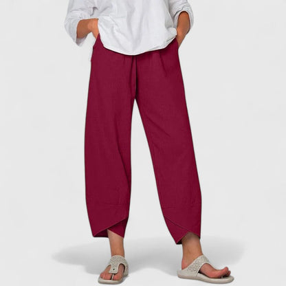 Lavisa - Elegant Vintage Inspired Wide Leg Pants for Women