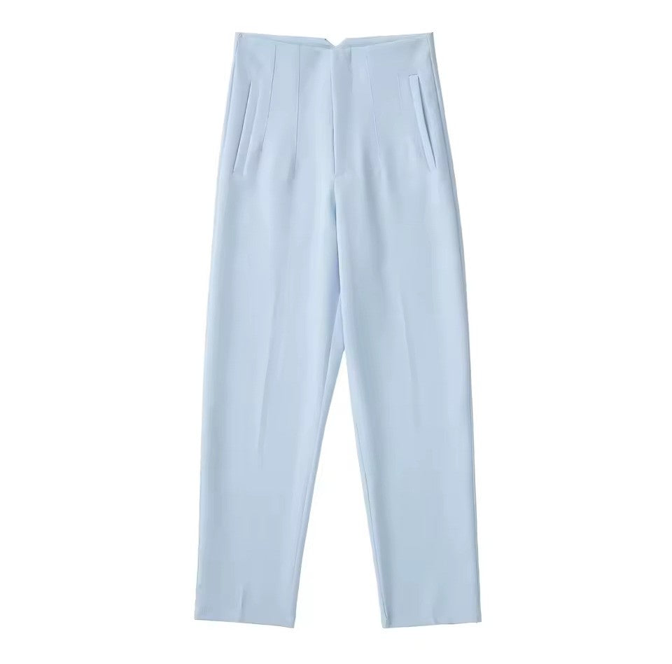 Lavisa - Wrinkle Resistant Straight Leg Trousers
