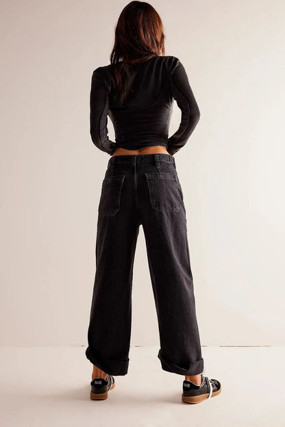 Lavisa - Candace High Waist Wide Leg Jeans