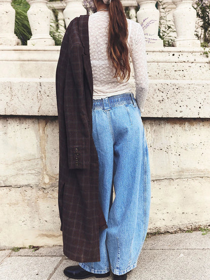 Lavisa - Marlowe Drawstring Wide Leg Denim Pants