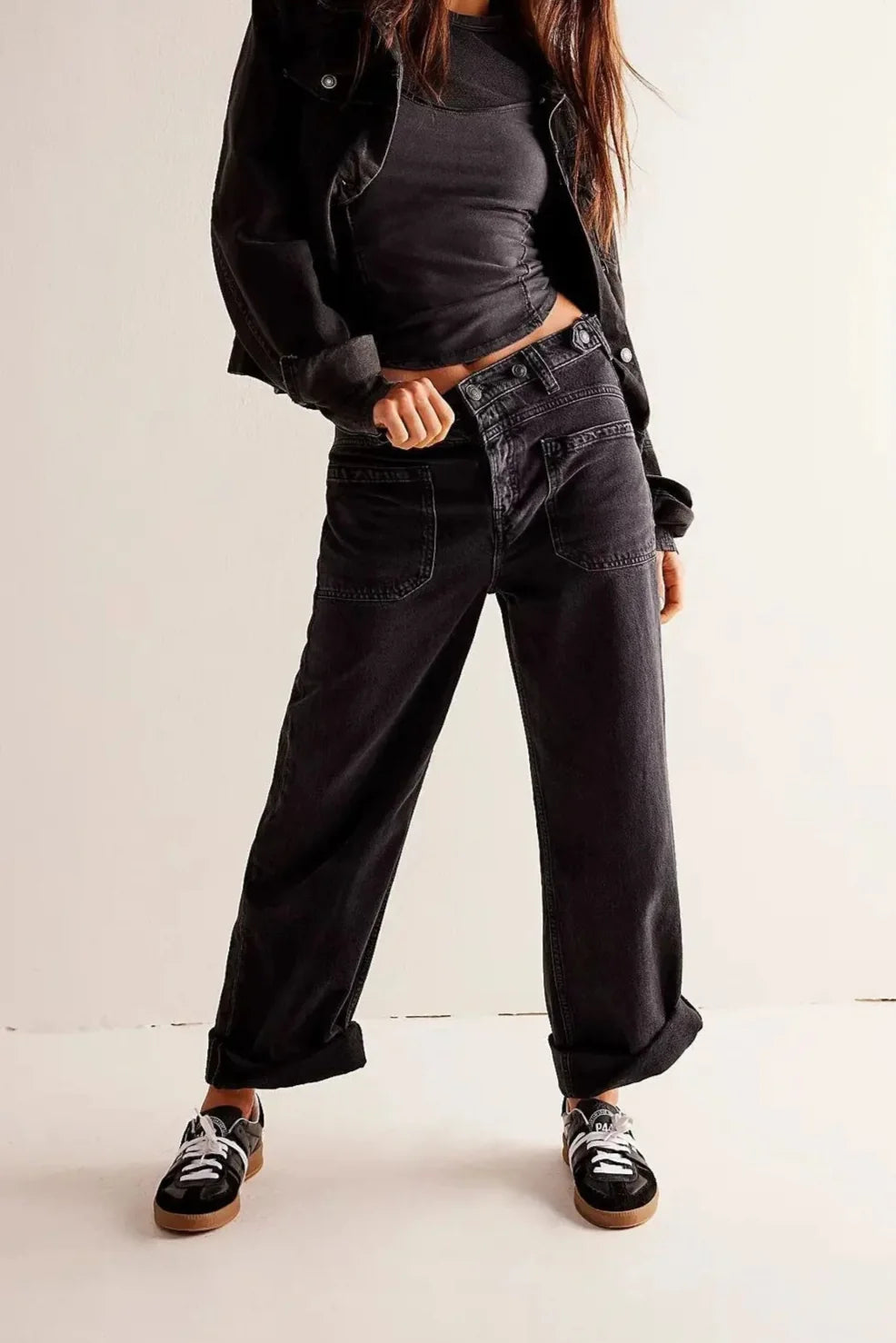Lavisa - Candace High Waist Wide Leg Jeans