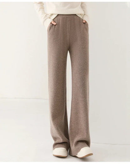 Lavisa - High Waisted Merino Knit Lounge Pants
