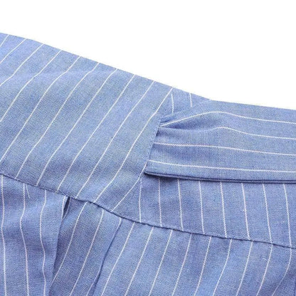 Lavisa - Everyday Wrap Front Cotton Wide Leg Pants