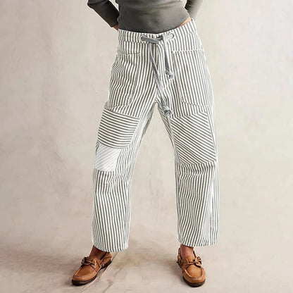Lavisa - The Cove Striped Drawstring Pants