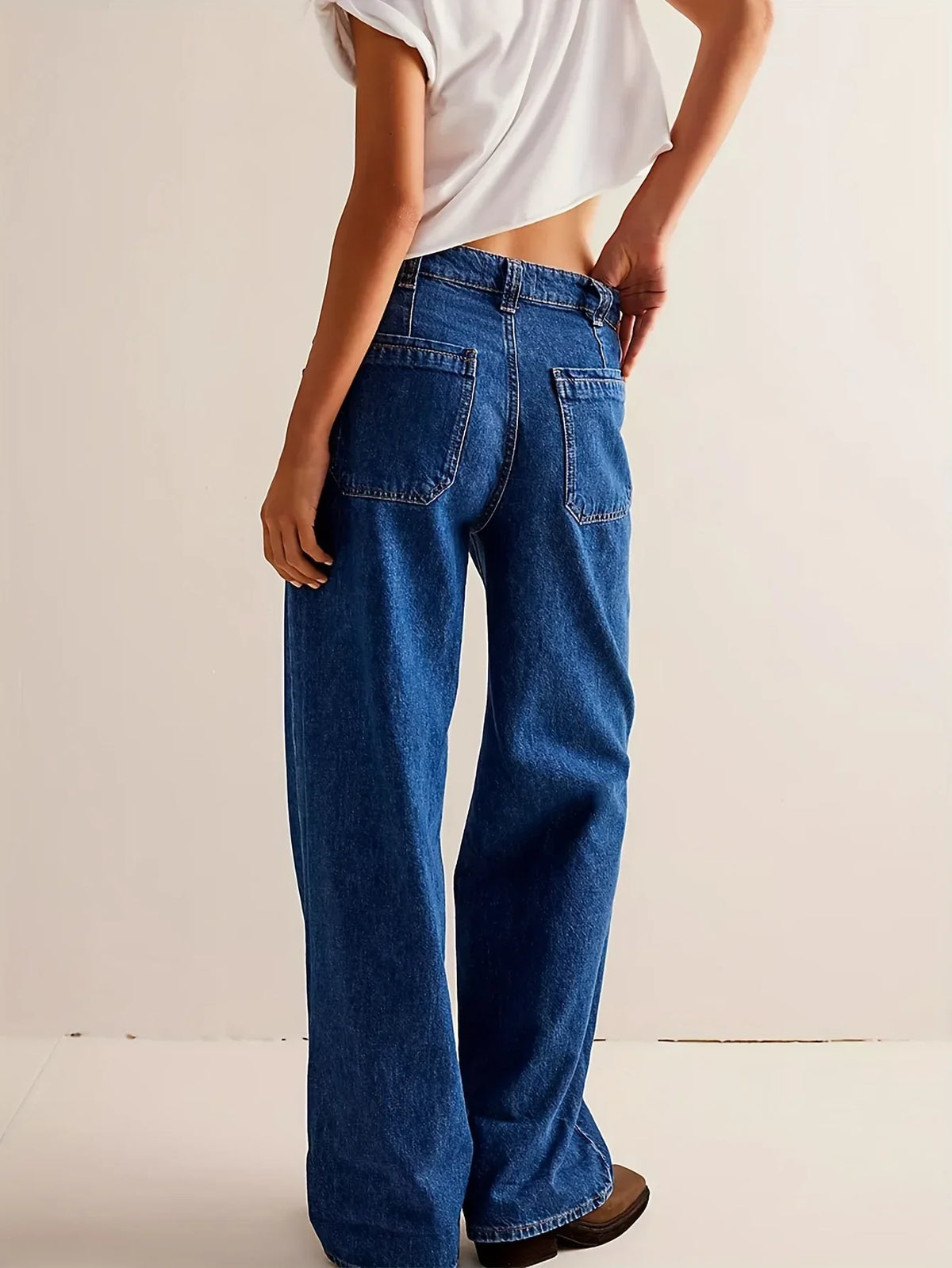 Lavisa - Candace High Waist Wide Leg Jeans