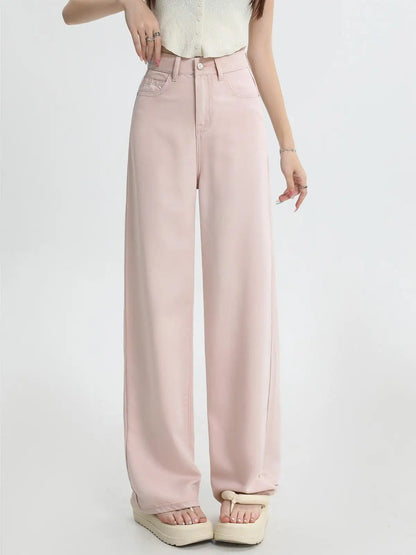 Lavisa - High Waisted Loose Fit Denim Jeans