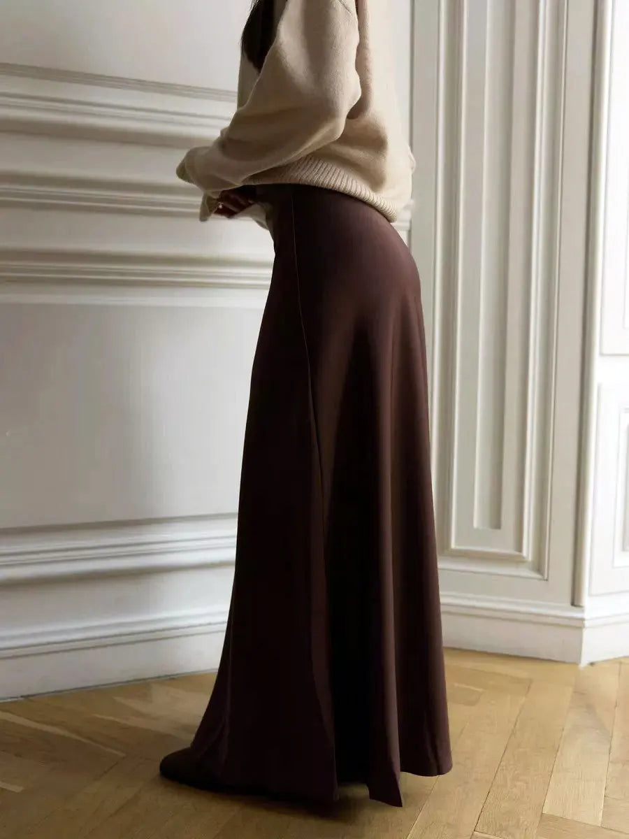 Lavisa - Satin Fishtail Maxi Skirt
