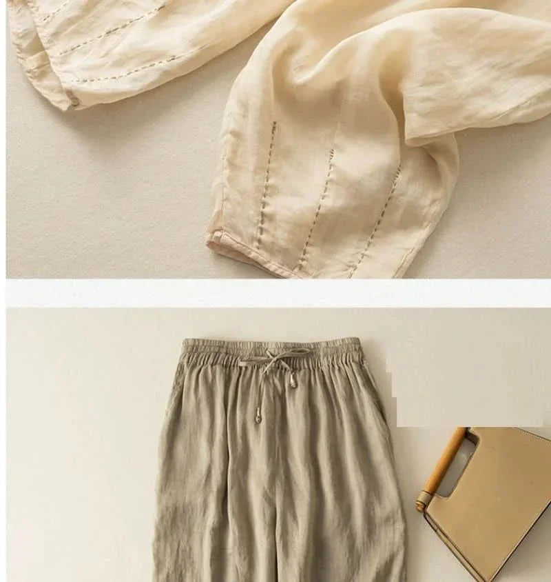 Lavisa - Fleurine Lightweight Linen Pants