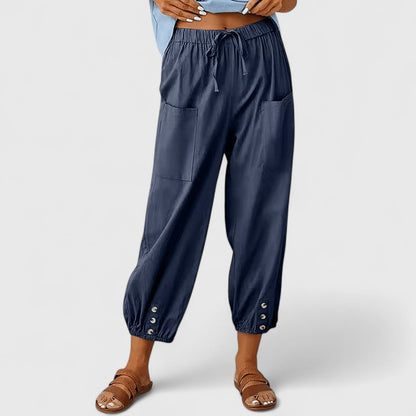 Lavisa - High-Waisted Wide-Leg Pants