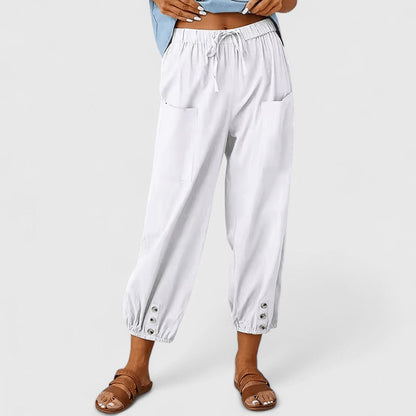 Lavisa - High-Waisted Wide-Leg Pants